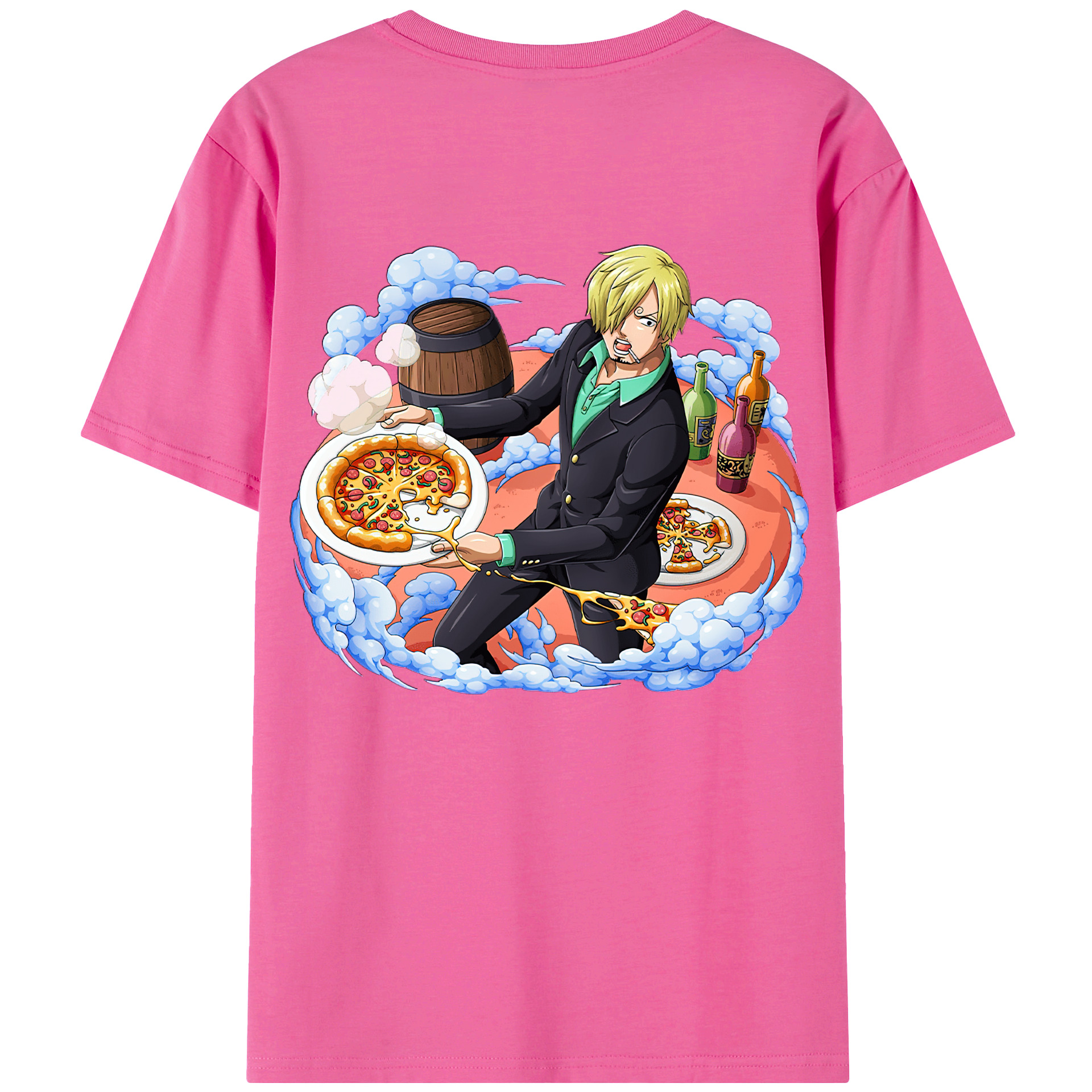（画像用） ワンピース サンジ ONE PIECE Sanji レディース半袖Tシャツ(バックプリント)